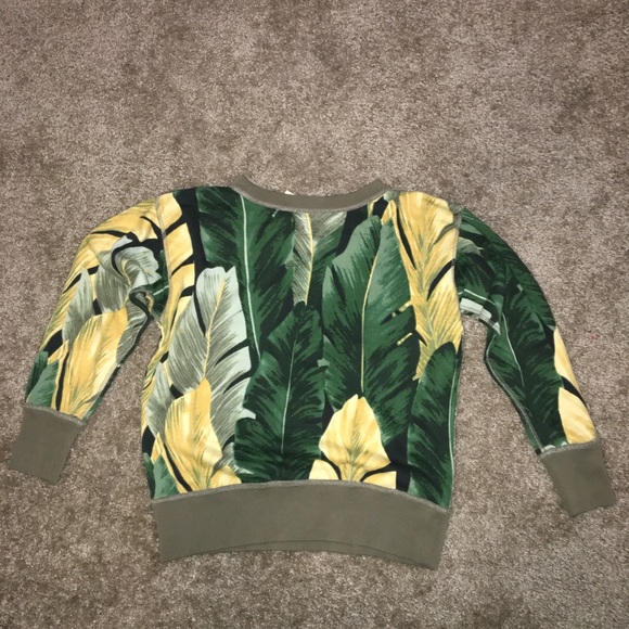 New Denim & Supply Leaf Crew Sweatshirt Small - Picture 7 of 7